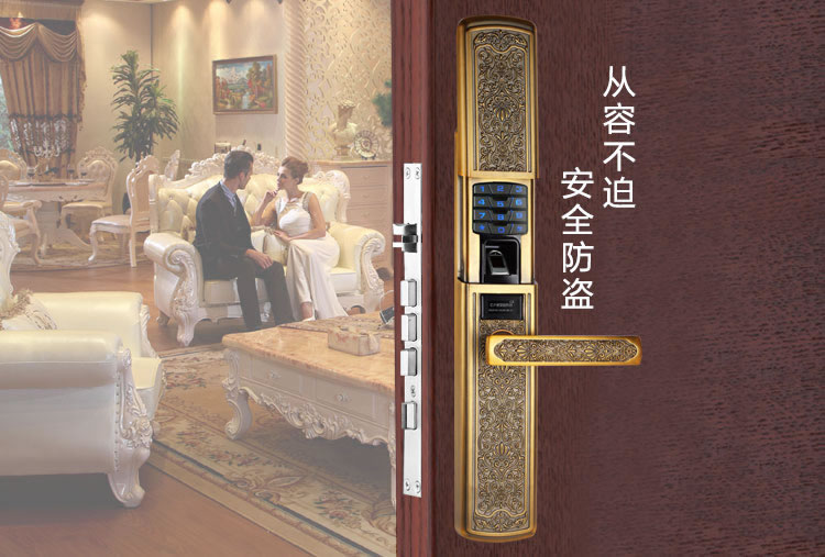 玉蛟龍智能門鎖 智能鎖防窺視輸入、半導(dǎo)體/光學(xué)指紋傳感器
