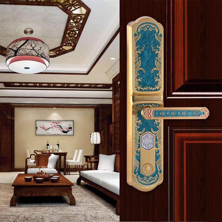 玉蛟龍智能門鎖 智能鎖防窺視輸入、半導(dǎo)體/光學(xué)指紋傳感器