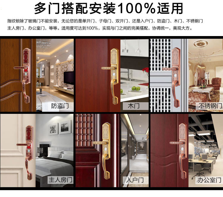 玉蛟龍指紋鎖 智能別墅鎖智能化的觸摸鍵盤、玉蛟龍密碼感應(yīng)門鎖系列