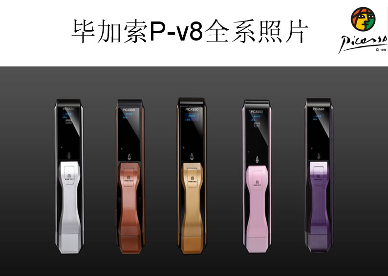 畢加索高端別墅智能鎖 APP智能鎖 指紋密碼鎖