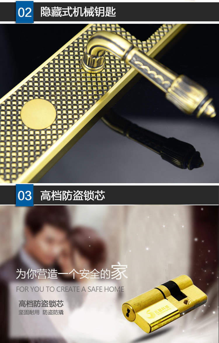 英諾維智能電子門鎖（2013C） 智能電子門鎖豪華執手、一體成型