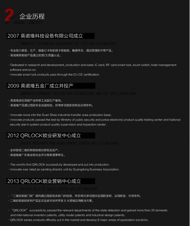 英諾維智能電子門鎖（2013C） 智能電子門鎖豪華執手、一體成型