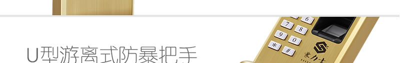 豪力士指紋鎖 家用防盜門智能鎖密碼鎖半導(dǎo)體指紋頭電子門鎖