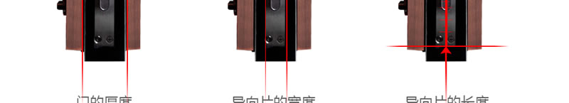 豪力士指紋鎖 家用防盜門智能鎖密碼鎖半導(dǎo)體指紋頭電子門鎖