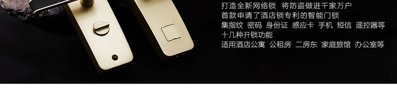 豪力士指紋鎖智能鎖 D3633F木門鐵門密碼鎖防盜門鎖 手機AAP感應電子鎖