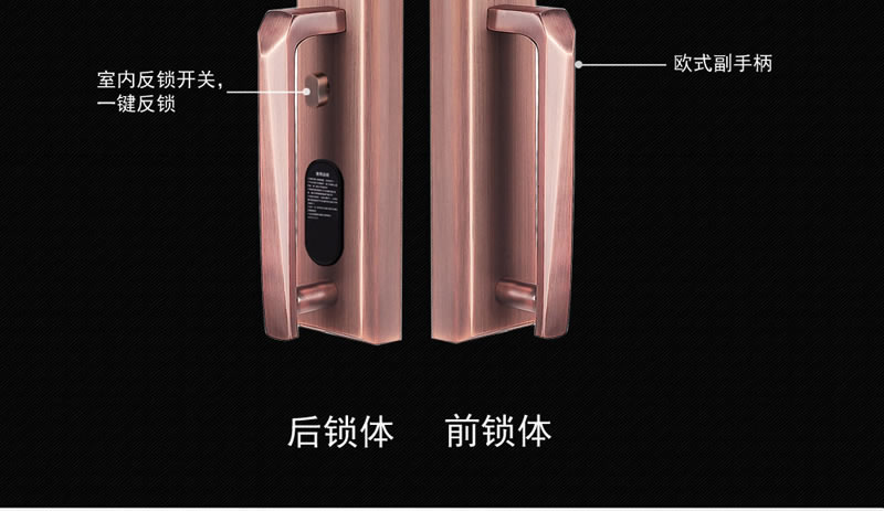 豪力士指紋鎖 L8866F手機(jī)感應(yīng)智能鎖家用防盜大門密碼鎖刷卡智能電子鎖