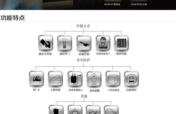 同創新佳智能鎖 家用智能密碼鎖