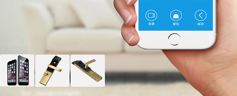 豪力士指紋鎖 D3310F家用防盜門智能鎖大門鎖電子鎖手機APP感應鎖密碼鎖