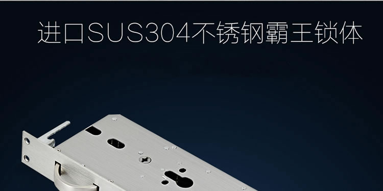 豪力士智能鎖指紋鎖 D5688F家用防盜門密碼磁卡感應電子鎖