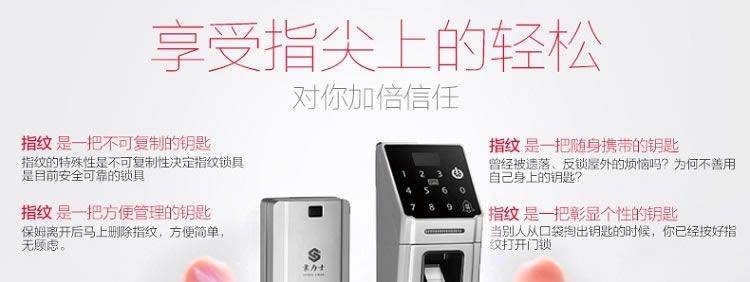 豪力士智能鎖指紋鎖 D5688F家用防盜門密碼磁卡感應電子鎖