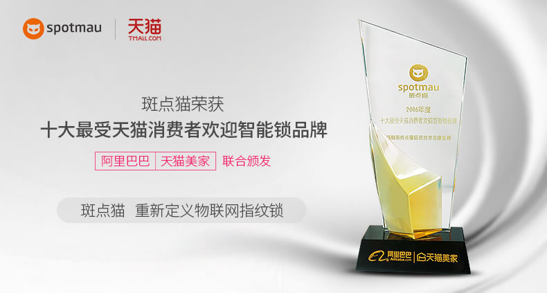 斑點(diǎn)貓指紋鎖 物聯(lián)網(wǎng)指紋鎖防盜電子密碼鎖