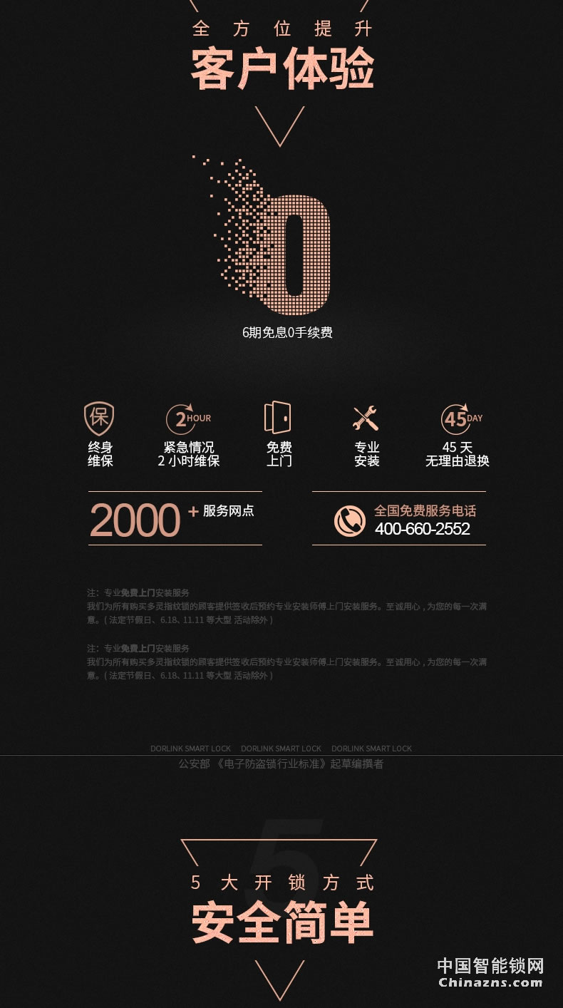 多靈全自動指紋鎖S9 家用防盜門密碼酒店門鎖智能鎖