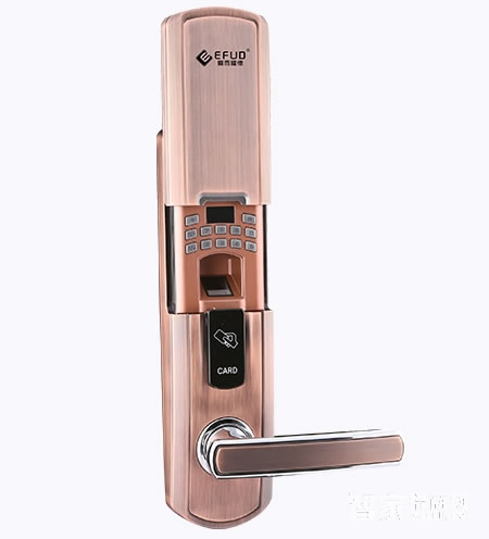 愛(ài)而福德指紋密碼鎖 8050滑蓋智能鎖刷卡鎖防盜