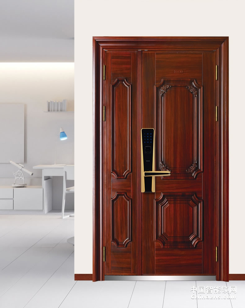 YGS楊格家用指紋鎖防盜門鎖雙開智能鎖電子門鎖密碼鎖防盜鎖8860