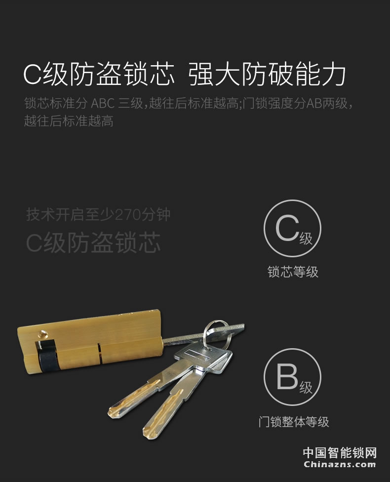 YGS楊格指紋鎖 家用防盜門鎖大門智能門鎖電子鎖指紋密碼鎖8857