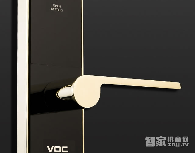 voc智能家用電子門鎖 C7密碼指紋鎖