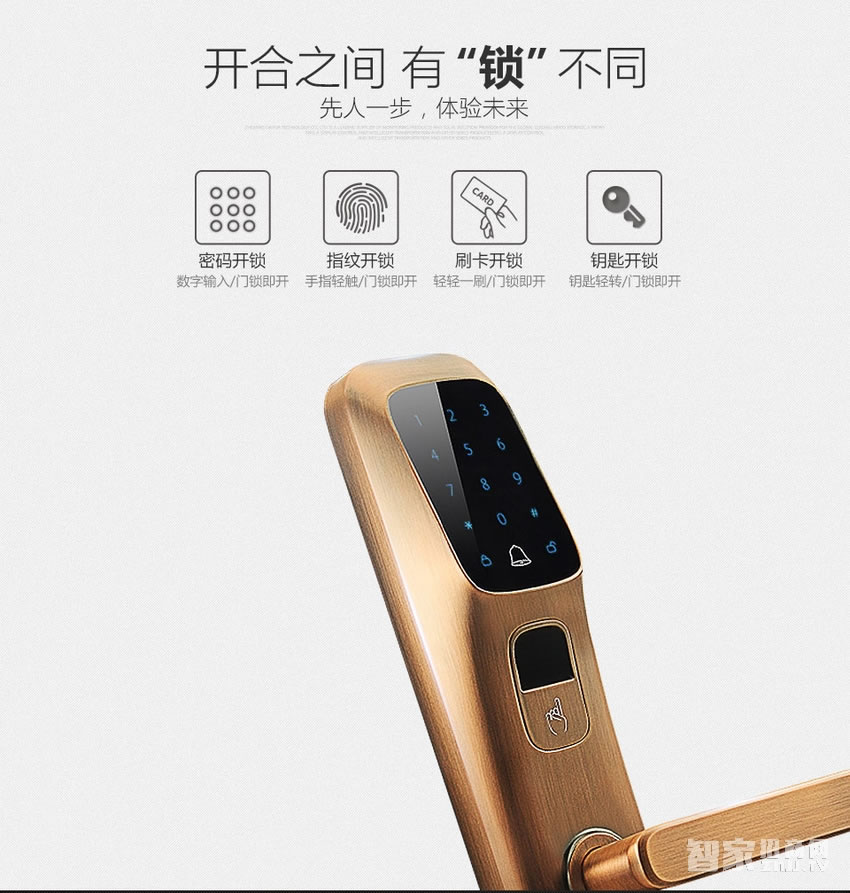 大華樂橙指紋鎖 多種開鎖方式