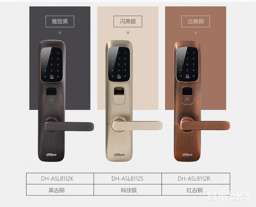 大華樂橙指紋鎖 多種開鎖方式