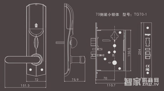天固智能鎖指紋鎖 家用指紋鎖電子鎖
