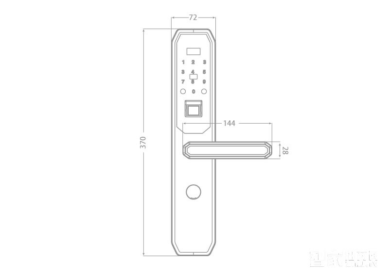 箭牌智能鎖 智能藍(lán)牙鎖