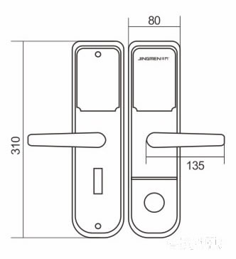 京門智能鎖 酒店磁卡鎖