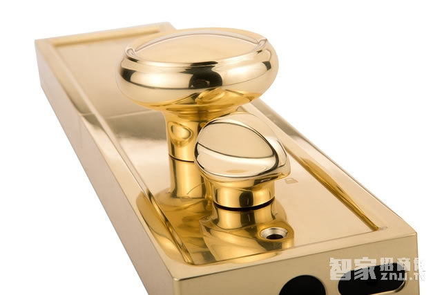 艾棲家用指紋鎖 純銅智能門鎖 高檔電子鎖