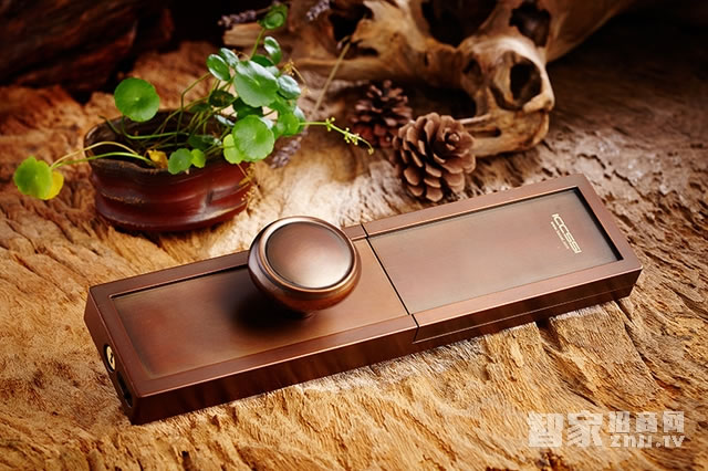 艾棲別墅指紋鎖 滑蓋智能鎖 電子鎖純銅鎖