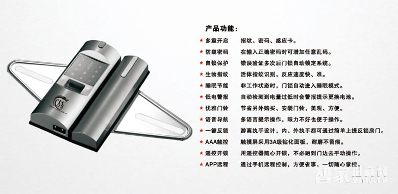 放龍科技智能鎖 玻璃門(mén)智能鎖 辦公防盜指紋密碼鎖