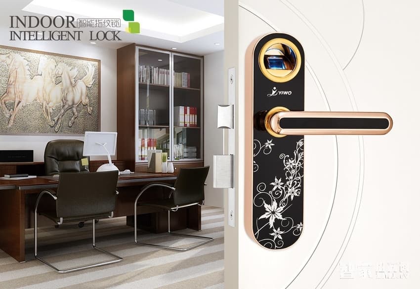億沃智能商用版指紋鎖 辦公室智能門鎖