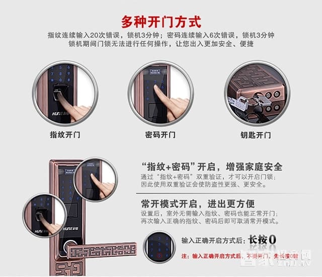 科裕歐式別墅智能鎖 大門防盜電子鎖