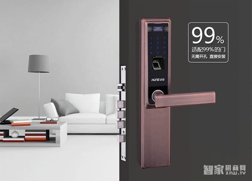 科裕指紋密碼鎖 入戶門電子智能鎖