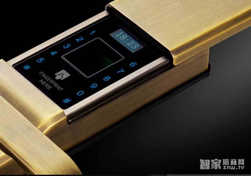 堅甲衛士滑蓋智能指紋鎖 手機感應開鎖