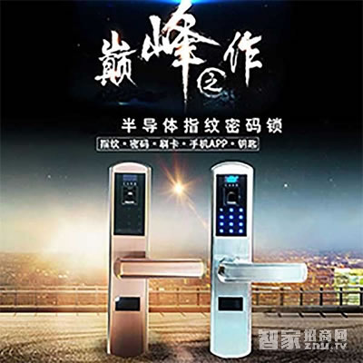 堅甲衛(wèi)士不銹鋼智能指紋鎖 密碼刷卡遙控鎖