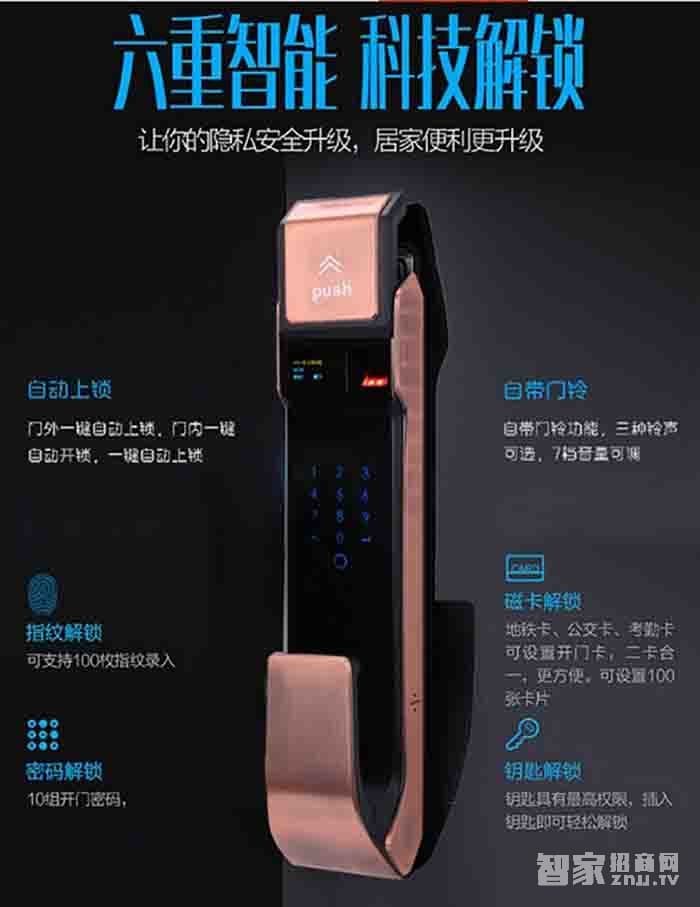 堅(jiān)甲衛(wèi)士全自動(dòng)仿三星指紋鎖 刷卡滑蓋鎖