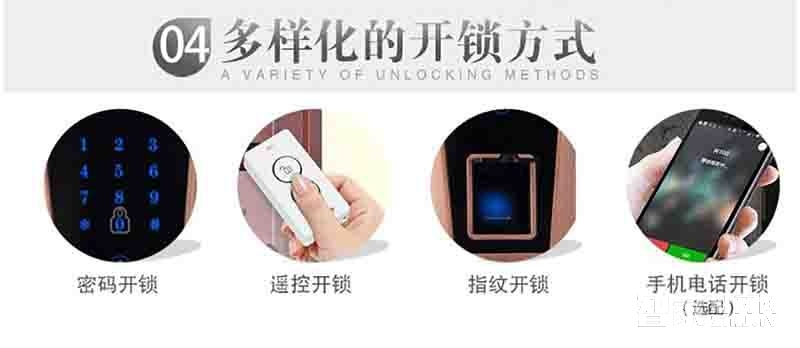 堅甲衛士全自動四合一指紋鎖 防盜智能門鎖