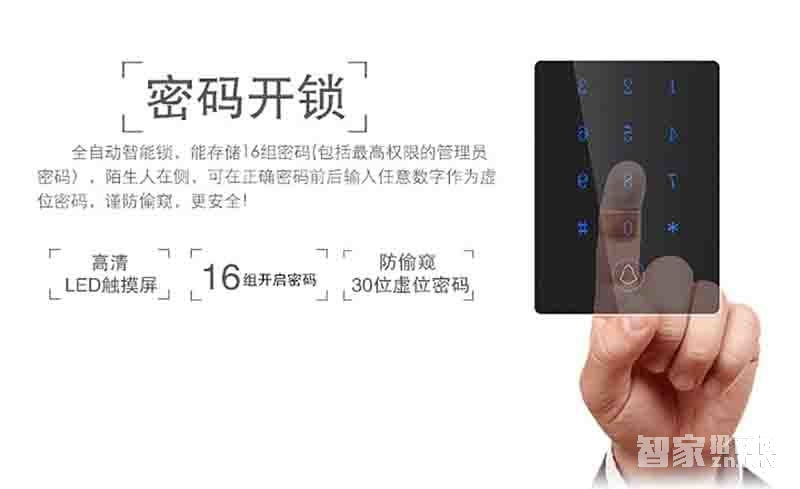 堅甲衛士全自動四合一指紋鎖 防盜智能門鎖