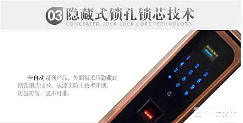 堅甲衛士紅外全自動智能指紋鎖 直板刷卡鎖