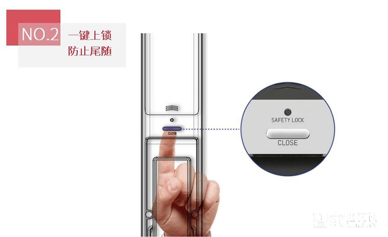 紐威爾指紋鎖 智能鎖土豪金、三種開鎖方式/6大核心功能