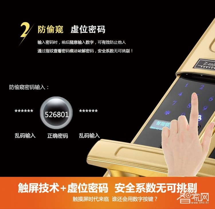 G5指紋密碼鎖 恒眾鑫物聯網智能鎖第一品牌