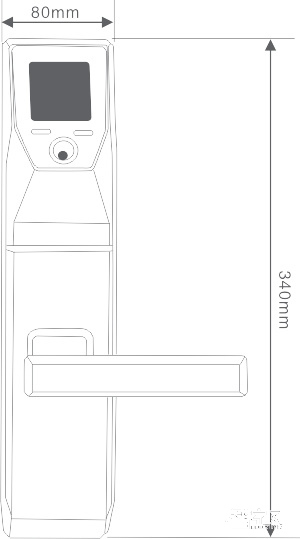 金安盾人臉識別鎖 家用電子密碼鎖 刷卡鎖