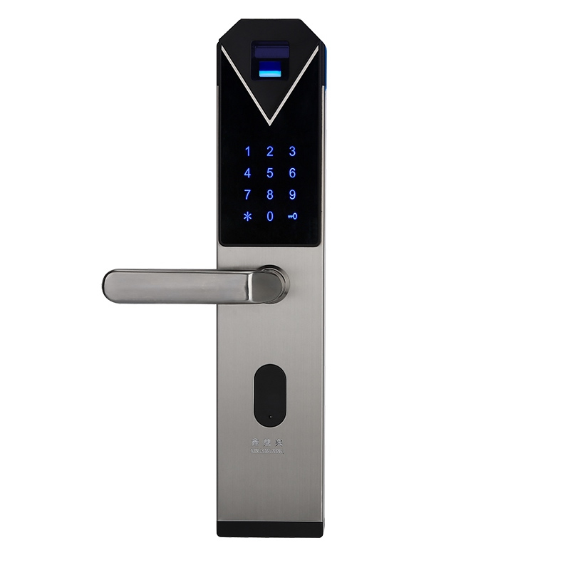 鑫鼎興智能鎖 家庭防盜門指紋密碼鎖 公寓智能電子鎖