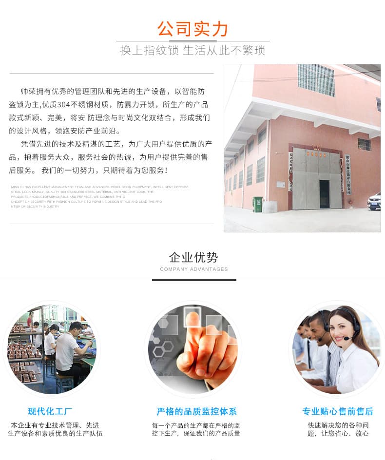 帥榮智能電子鎖 密碼門鎖 防盜門鎖指紋鎖