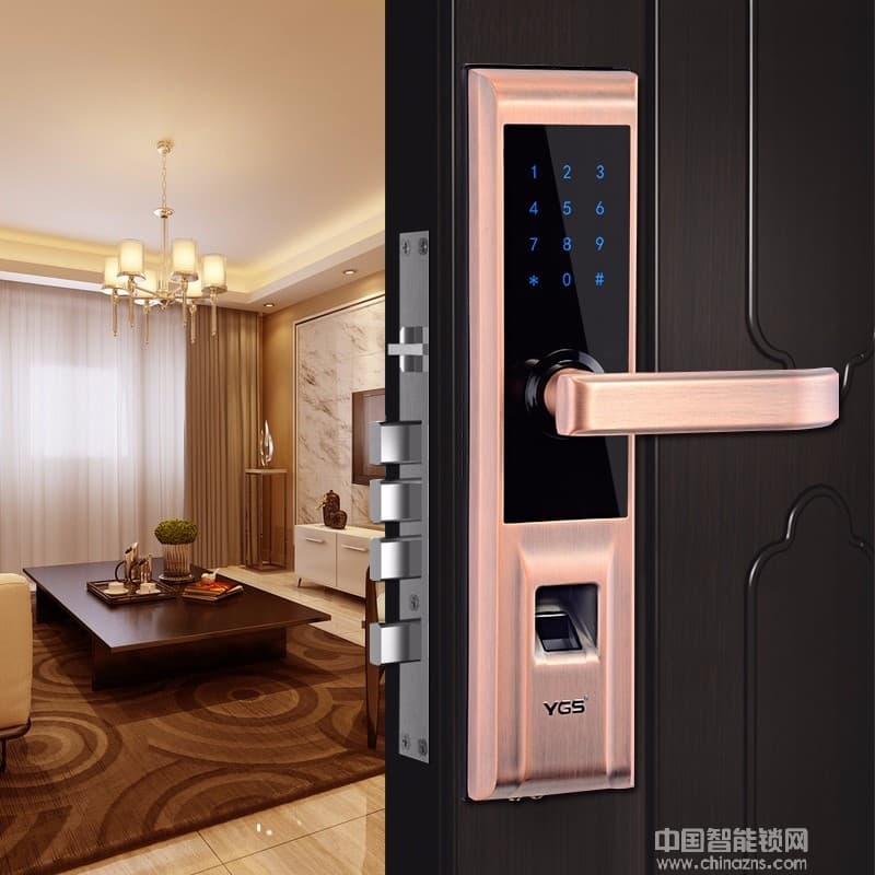 知安智能鎖 楊格智能指紋鎖 防撬報警密碼鎖
