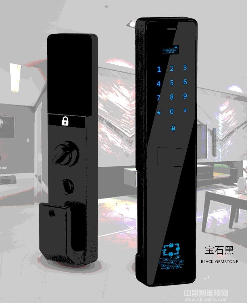 萬(wàn)事威全自動(dòng)指紋鎖 家用防盜門(mén)智能鎖