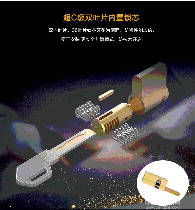 萬(wàn)事威全自動(dòng)指紋鎖 家用防盜門(mén)智能鎖