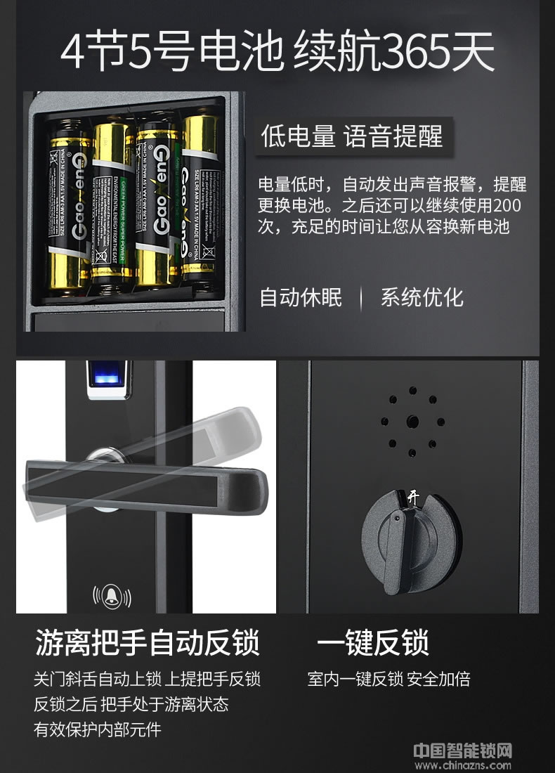 容心智能鎖 密碼刷卡感應鎖 APP室內防盜鎖