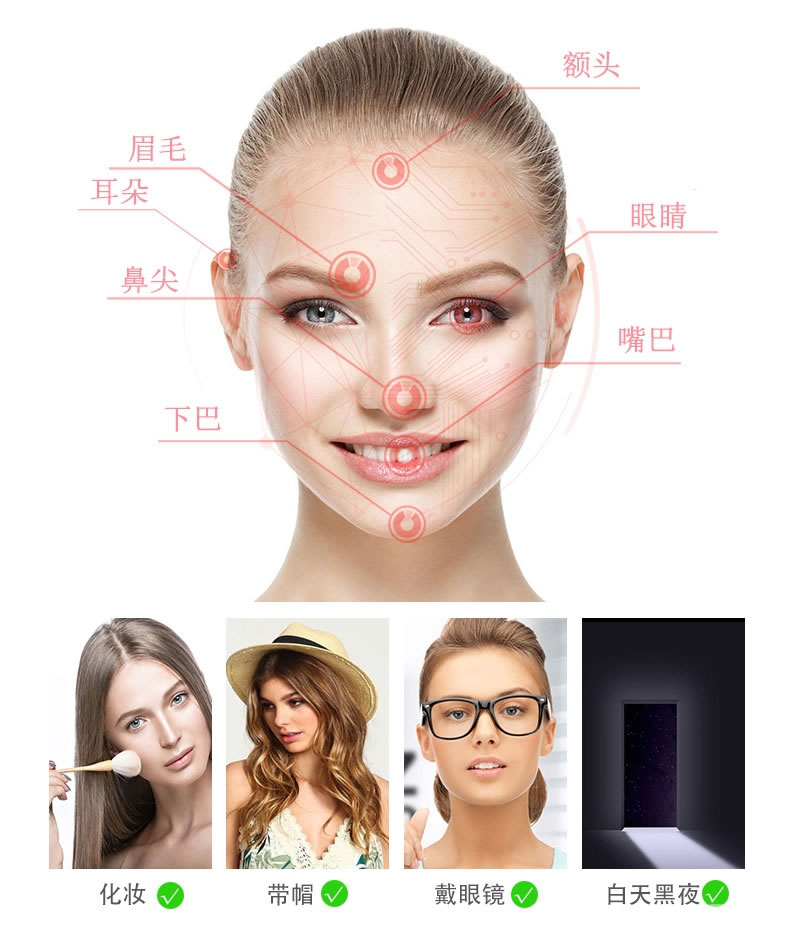 云領人臉識別智能鎖 公寓防盜門智能鎖