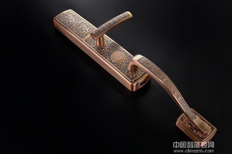 歐寶麗智能鎖 四合一鎖體指紋鎖 別墅復古智能門鎖