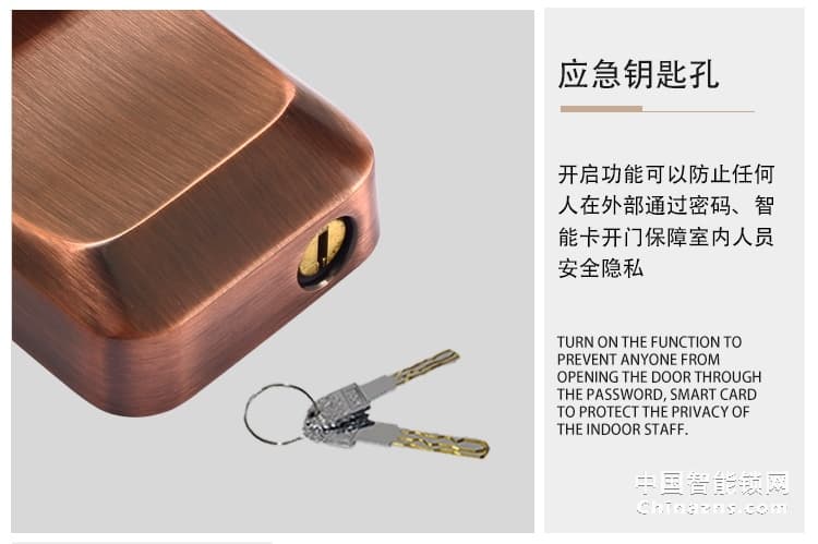 愛爾家防盜門智能鎖Y801 雙重認證/多種開鎖方式