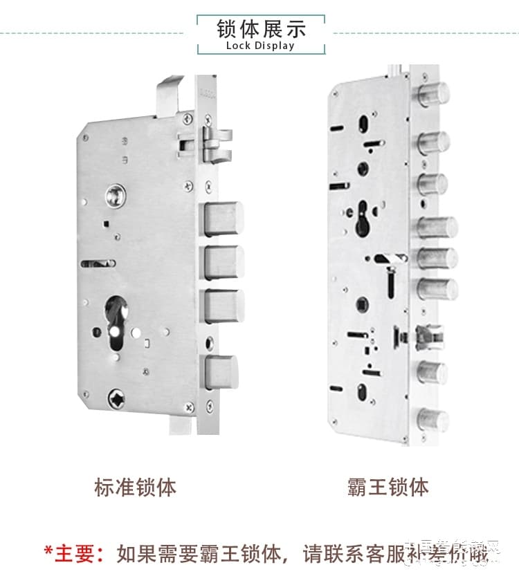 愛爾家防盜門智能鎖Y801 雙重認證/多種開鎖方式